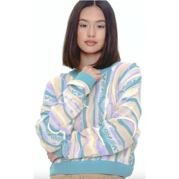 Forever 21 Multicolor Striped Sweater - Picture 1 of 15